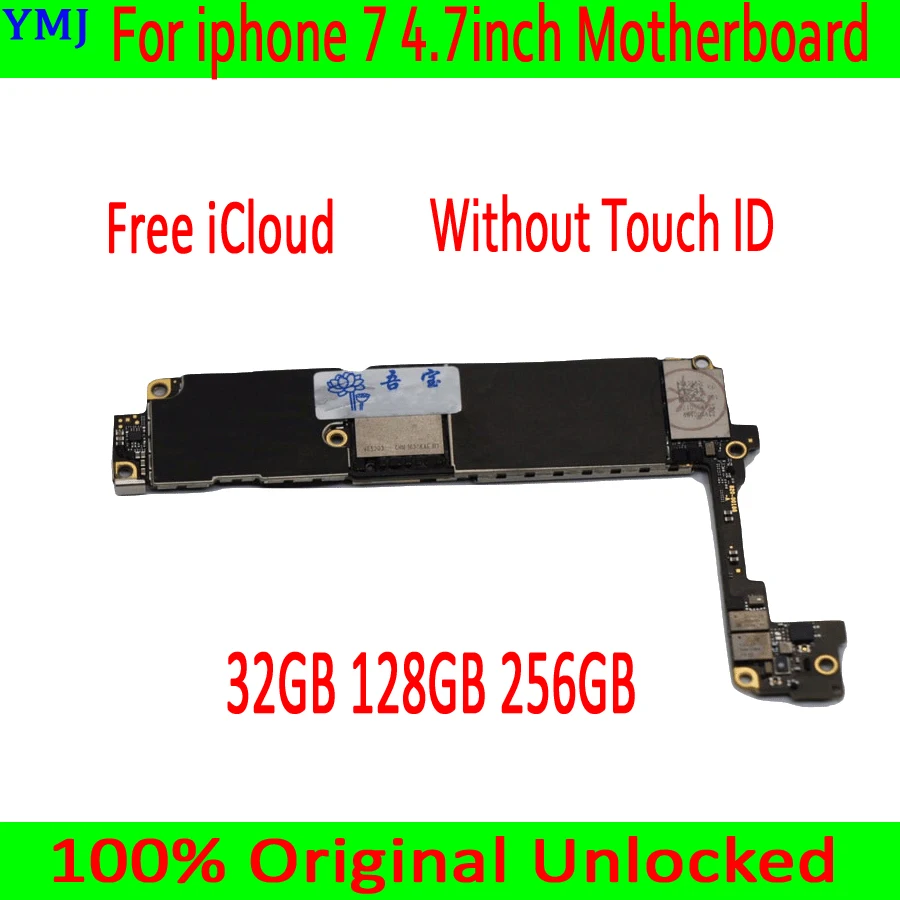 

32GB /128GB/ 256GB for iphone 7 4.7inch Motherboard without Touch ID,Original unlocked for iphone 7 Mainboard with Full Chips