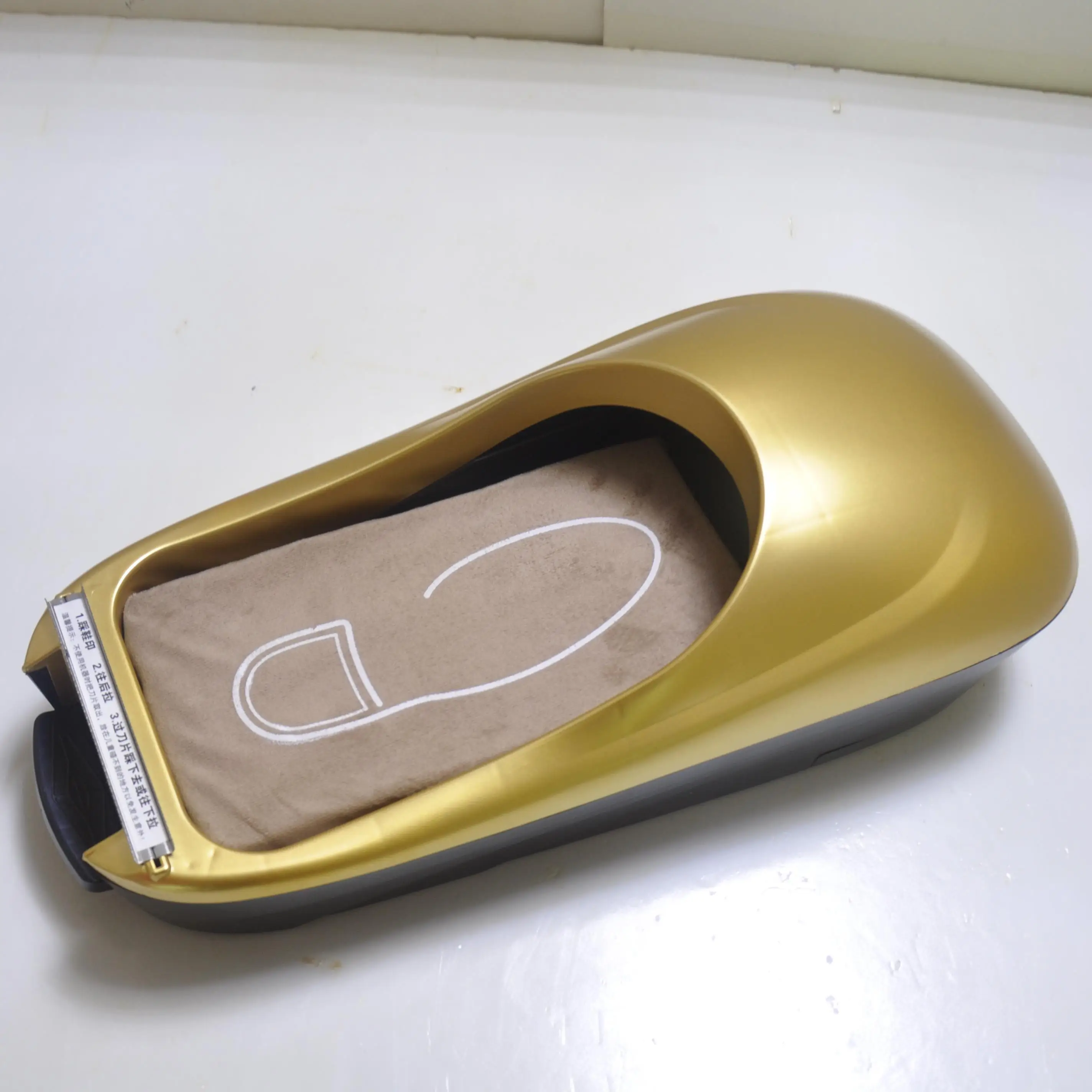 Membrane Automatic Shoe Cover Machine Film Dispenser Sole Home Hotel Office Time Labor Saving