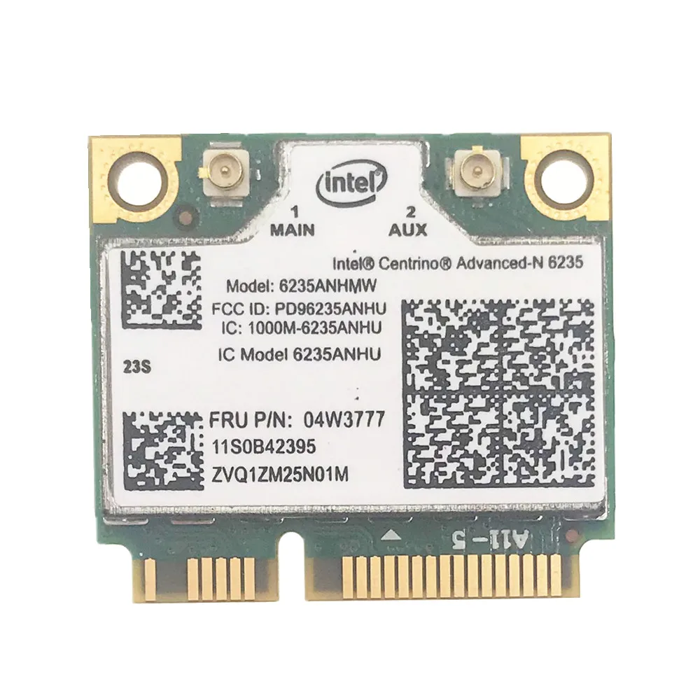 6235 ANHMW Half Mini PCIe PCI-EXPRESS WIRELESS WIFI WLAN bt4.0 card for m73z m92 