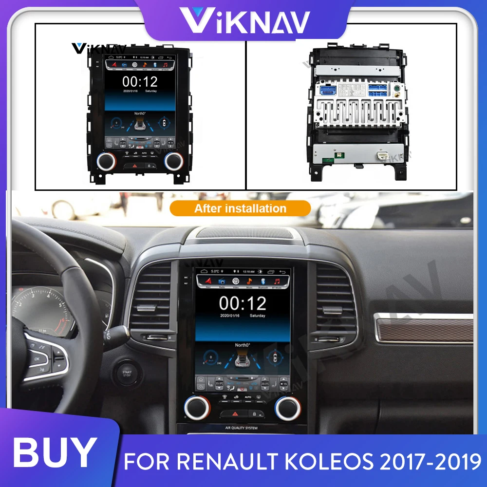 

for Renault Koleos 2017 2018 2019 Android Car Radio Stereo Multimedia Player Head Unit GPS Navigation Car Audio Screen