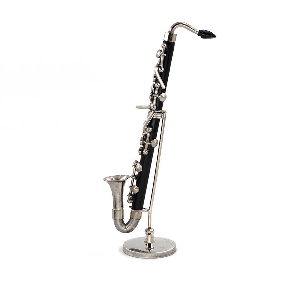 Miniatur Bass Klarinette Mini Musikinstrument Dekoration