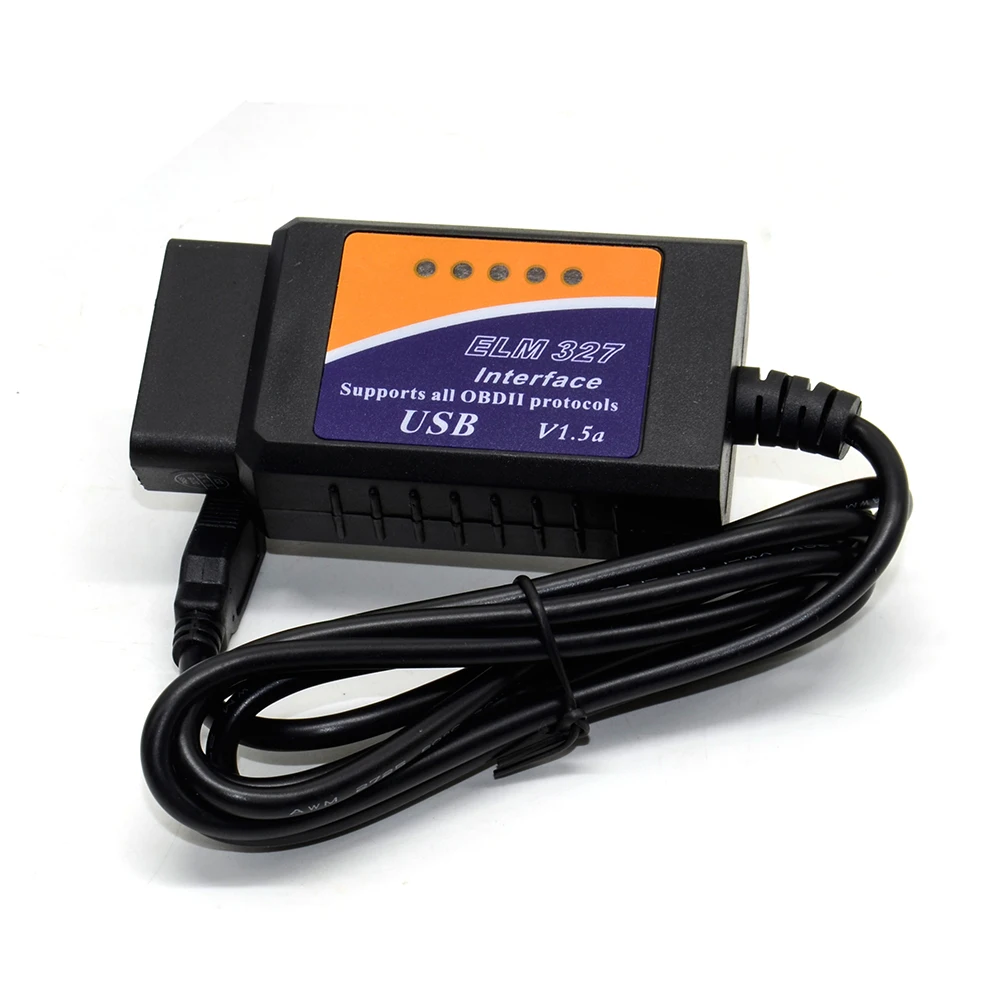 НОВЫЙ Elm 327 USB V 1 5 интерфейс для Ford elmконфигурации CH340 + 25K80 чип Автосканер Поддержка