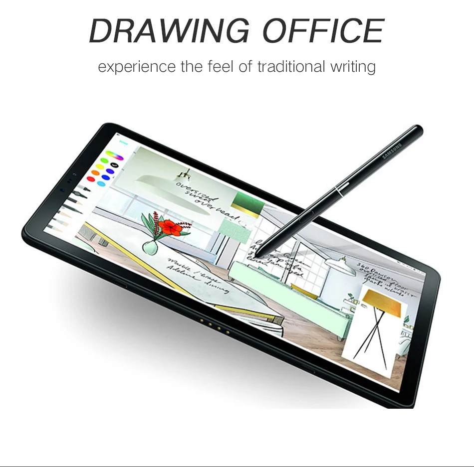 3Samsung Galaxy Tab S4 SM-T835C S pen 100% Samsung Original Touch S-Pen Replaceme Active Stylus Black Gary Intelligent