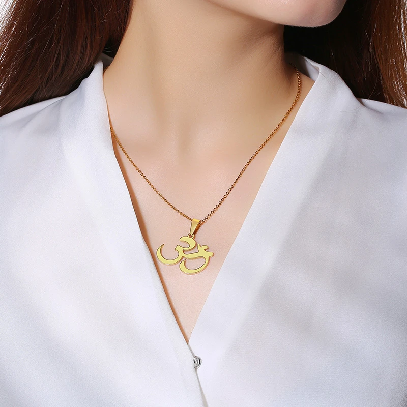 Vnox Classic OHM Buddha Yoga OM Symbol 