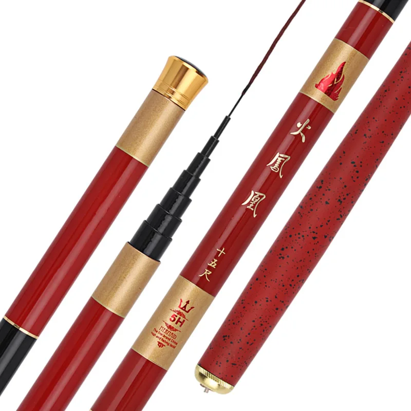 

Telescopic Fishing Rod Ultralight Hard Metal Carbon Fiber Lake River Reservoir Pond Stream 3.6M 4.5M 5.4M 6.3M 7.2M Stream Rod
