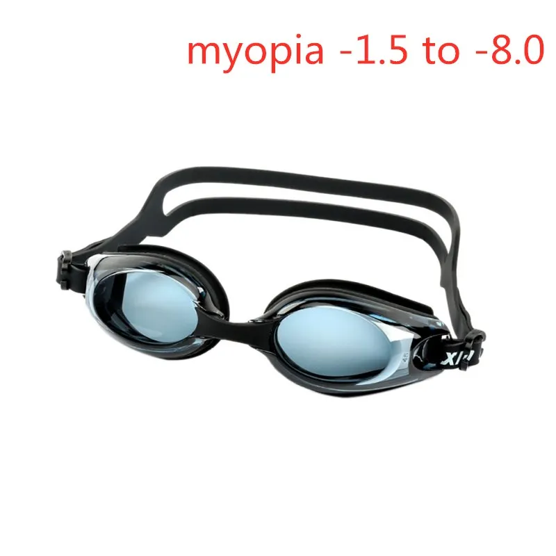 Swimming Anti-fog Coated Water Diopter Eyewear Glasses Mask Adult Prescription Optical Myopia Diving Goggles