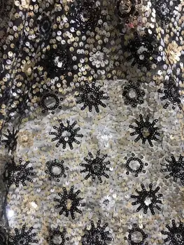 

nice looking feather embroidery tulle mesh lace fabric CiCi-10.4314 with good quality for party dress