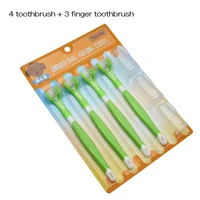 Three-Sided Pet Toothbrush Kit