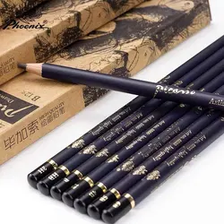 Pencil 72 pcs/lot charcoal magky, medium hardness, solid