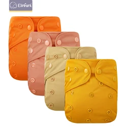 Elinfant conjunto de fraldas de cor sólida, 10 peças, tamanho único, à prova d'água, atacado, dropshipping