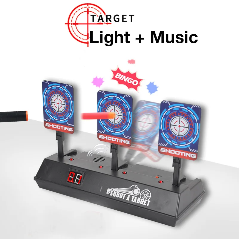 

DIY High Precision Scoring Auto Reset Electric Target For Nerf gun accessories Toys for outdoor fun sport Toy Parts Dropshipping