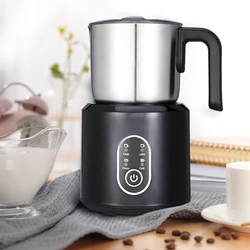 Mousseur à lait électrique automatique, appareil à vapeur, Cappuccino, expresso chaud/froid, cafetière 