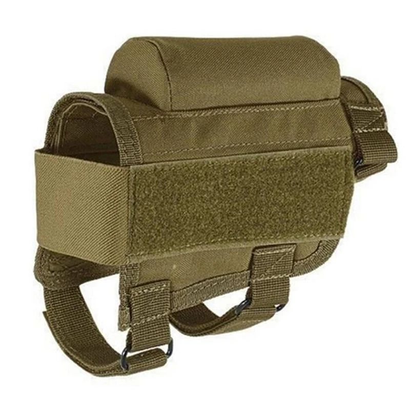 Tactical Rifle Cases Cheek Rest Riser Ammo Cartridges Hunting Carrier Canvas Pouch Round Cartridge Bag Shell