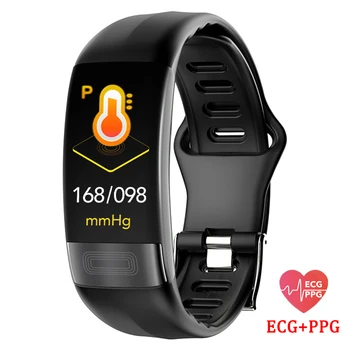 

P11 Smartband Blood Pressure Smart Band Monitor ECG PPG Oxygen Smart Bracelet Activity Fitness Tracker Wristband For IOS Android