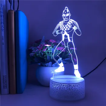 

Smart Phone Control 7 Colors Nightlight Superman ultraman Seven Light Child Holiday Gift Study Event Prize Party House Deco