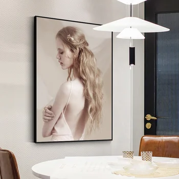 

Fashion Wall Painting Art Beauty Model Printing Sexy Female Poster Art Painting Modern Home Decoration Hanging Picture Frameless