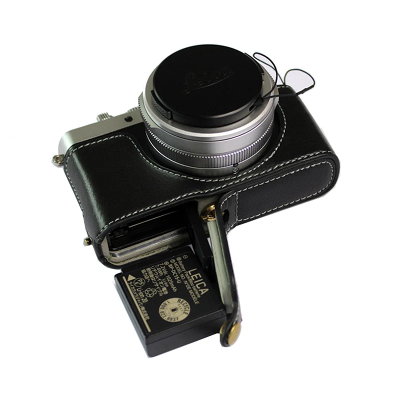 Чехол из натуральной кожи для leica D-LUX7 D-Lux 7 D7 Половина корпуса камеры крышка Нижняя оболочка с отверстием батареи
