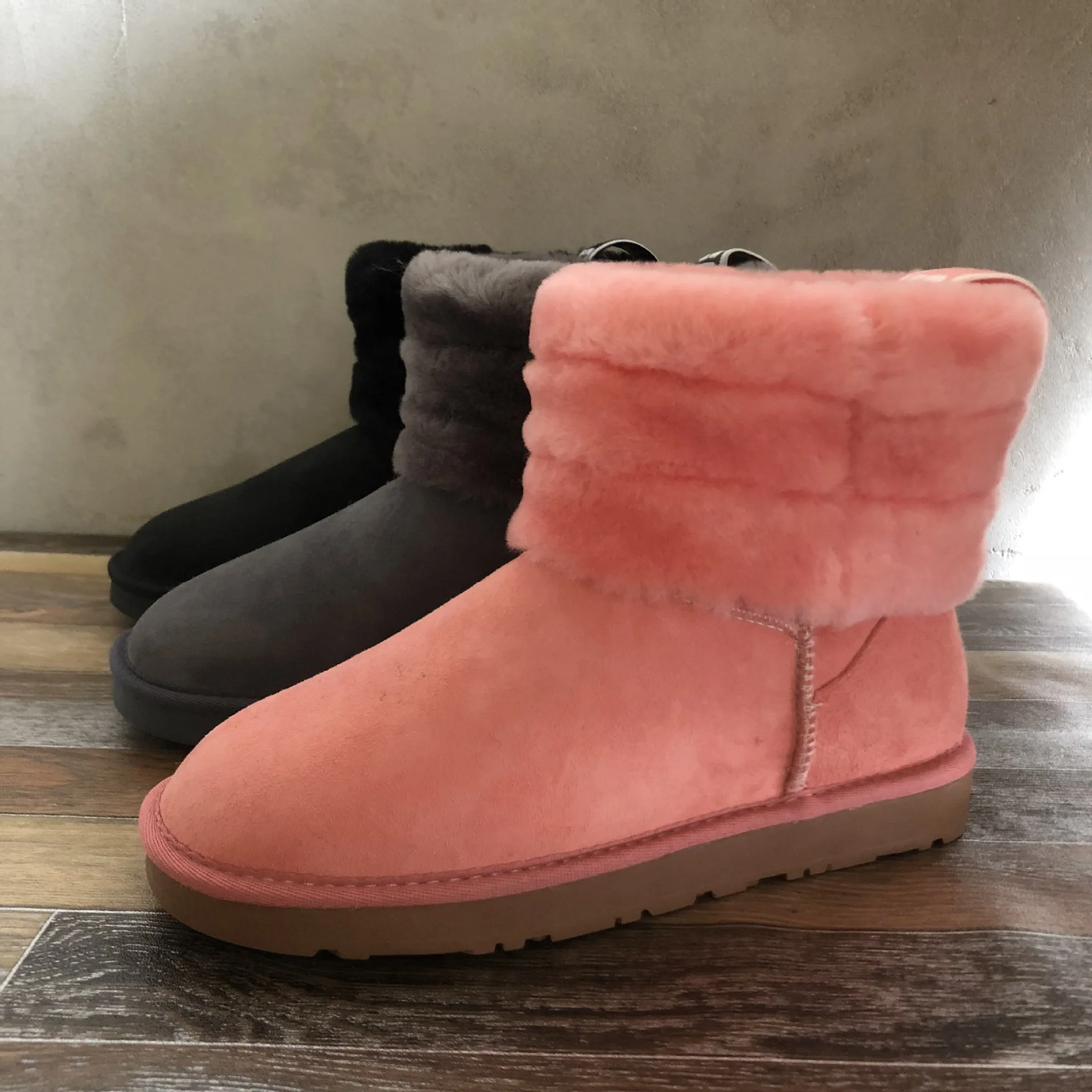 Najtaniej Gorący nowy australijski damski styl śniegowe buty kaszmirowa kurtka zimowe ciepłe odkryte buty narciarskie marki Ivg kobieta rozmiar US3 12