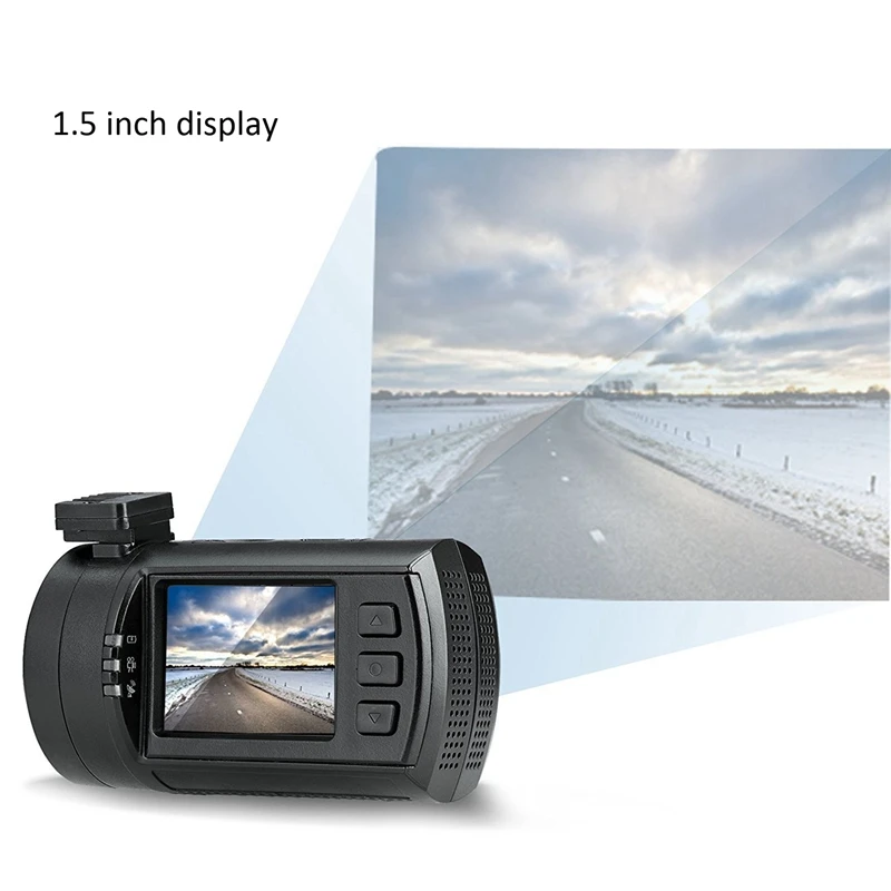 Мини DVR Автомобильный видеорегистратор, камера, скорость, gps, 1080 P, 60FPS, HD видео рекордер с супер конденсатором, g-сенсор, AV-Out, HDMI