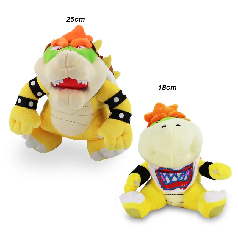 Q-opp bag 15-28 см Super Mario Broser JR 3D Land Bone Kubah Koopa Dragon Dark Bowser Kamek Waluigi Wario Lemmy Morton Roy Bully плюшевые игрушки - Цвет: Q-opp bag