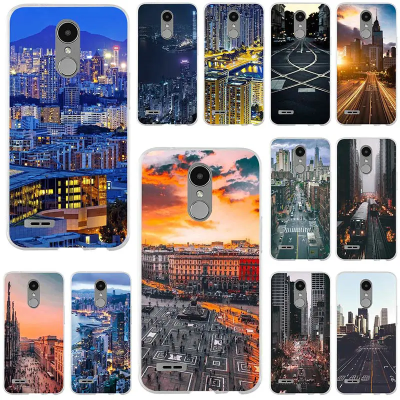 New York City Building Street Soft Phone Case Silicone for LG K4 K7 K8 K10 2017 V10 V20 V30 G2 G3 Mini G4 G5 G6 Stylus Nexus 5X | Мобильные