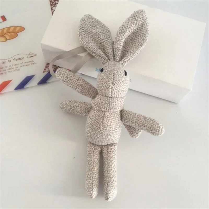 NEW-Rabbit-Plush-Animal-Stuffed-Dress-Rabbit-Key-chain-TOY-Kid-s-Party-Plush-TOY-Bouquet (2) - 副本