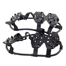 1 пара 24 шпильки снег лед альпинистская обувь Шипы грипы кошки Противоскользящие шипы галоши шипы обувь Шипы ледяные походные ботинки