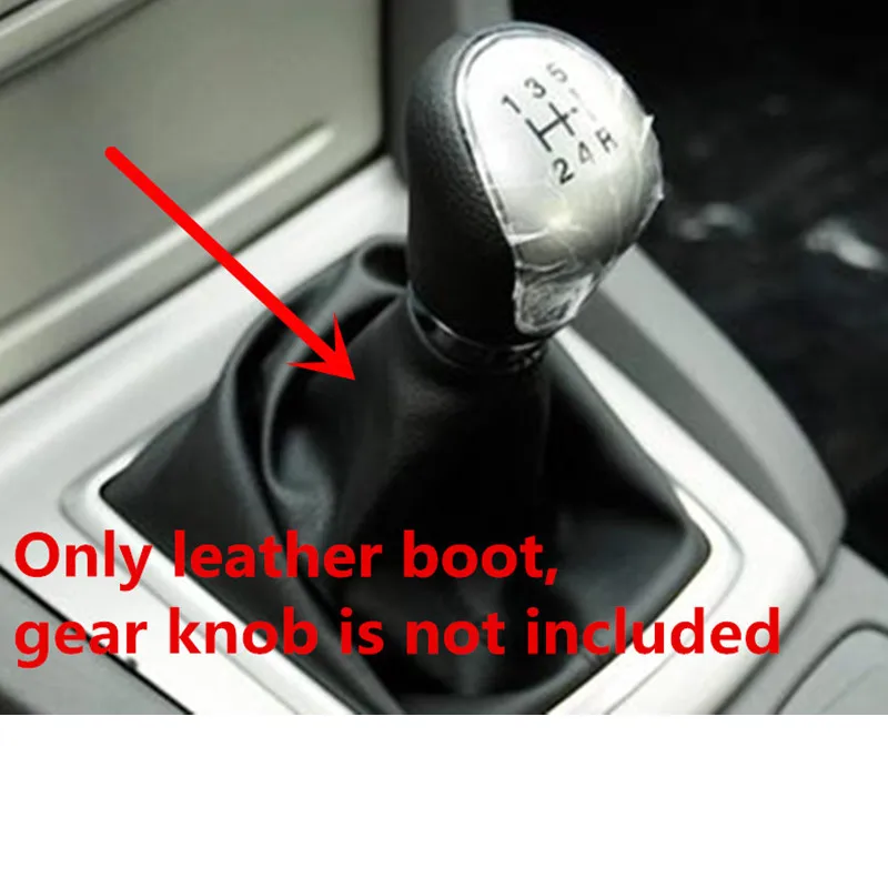 Для Ford Focus 2 MK2 2005-2011/C-Max 2007-2010/Fiesta Kuga 2008-2012 черная ручка переключения рулевого механизма автомобиля Gaiter Boot Cover Чехол воротник