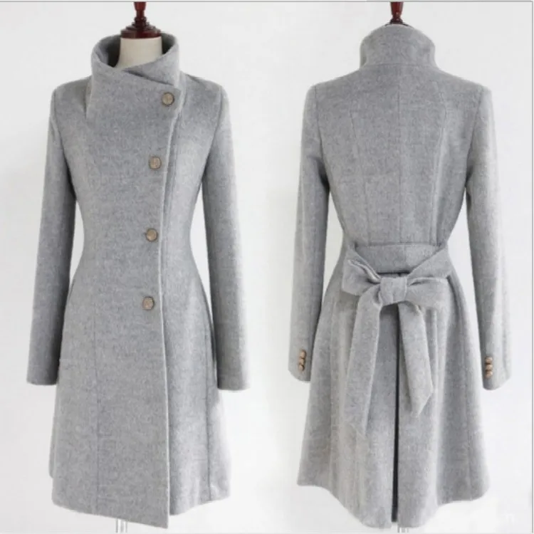

Korean Women's Cashmere Coat Female Autumn Long Slim Cardigan Especially Women Winter Long Coats Thick Warm Feminine Coat