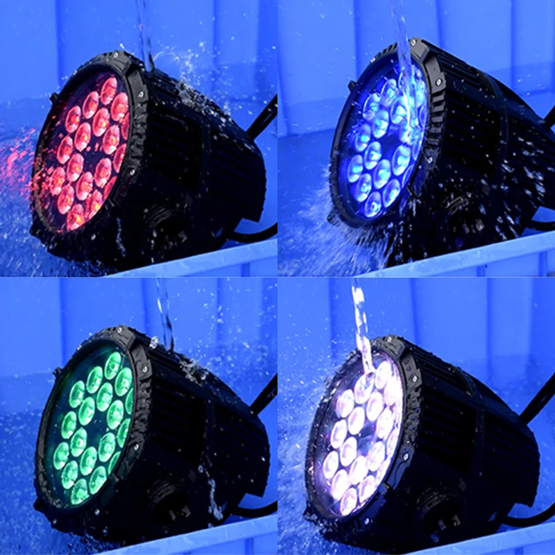 waterproof par led light 18x15W outdoor stage light dmx dj light waterproof IP65 stage Outdoor lighting(2pcs/lot
