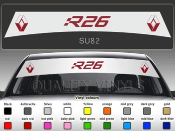 

For SU82 RENAULT MEGANE R26 CAR WINDSCREEN LOGO GRAPHICS DECAL STICKERS