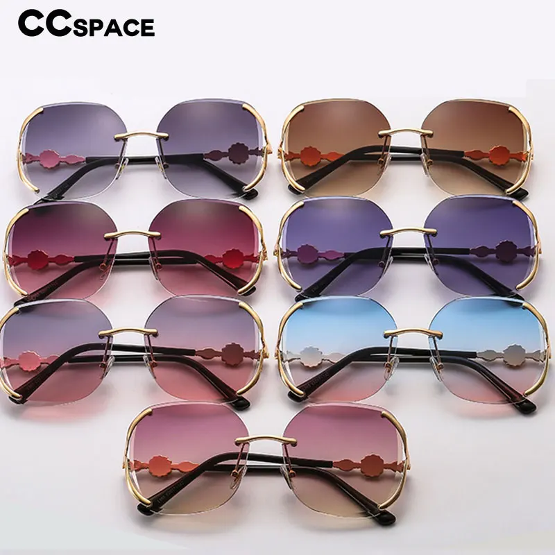 46201 Квадратные Солнцезащитные очки для женщин с металлической оправой, Модные Цветные уличные солнцезащитные очки в европейском и американском стиле UV400