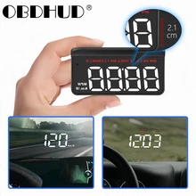 OBDHUD Car HUD OBD2 Head-up Display Windshield Speed Projector Speedometer Windshield KM/H MPH Water Temperature EUOBD
