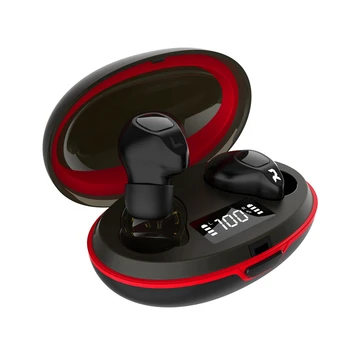 

TWS5.0 Bluetooth Headset Digital Display LED Breathing Light Mini Sports Headset