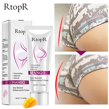 Crème naturelle d'amélioration des fesses Sexy agrandissement des fesses de hanche rehausseur de hanche cul soulever extrait de plante crème de Massage efficace TSLM2