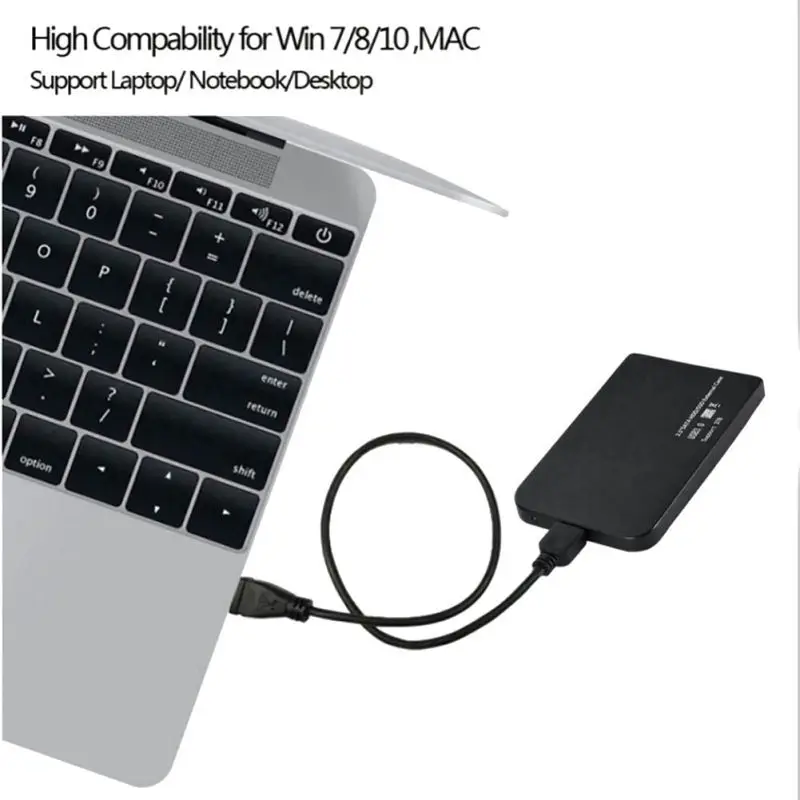 2,5 дюйма USB 3,0 Ультратонкий алюминиевый сплав легкий карманный корпус твердотельного жесткого диска