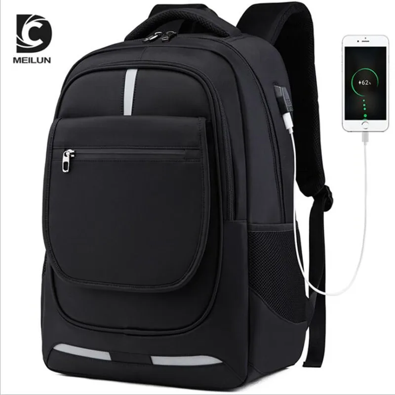 

DC.meilun Multi-functional Travel Backpack Men Teenager School 17" Laptop Bag Waterproof Male Mochilas Large Capacity Backpacks
