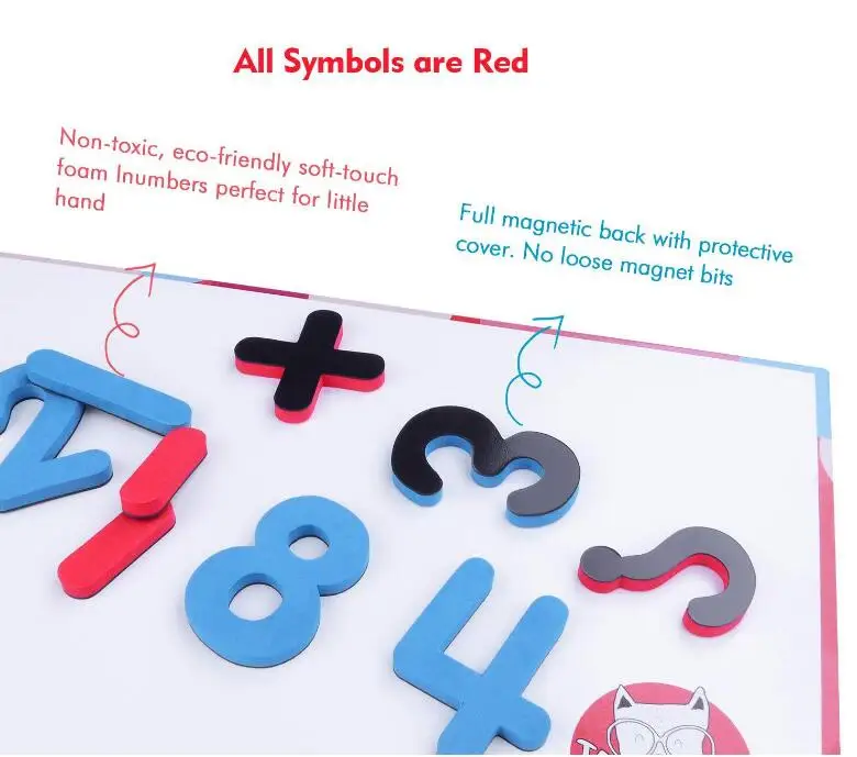 Magnetic Foam digital Montessori Baby Number Refrigerator Magnetic Figure Stick Mathematics Spelling and Learning Toys