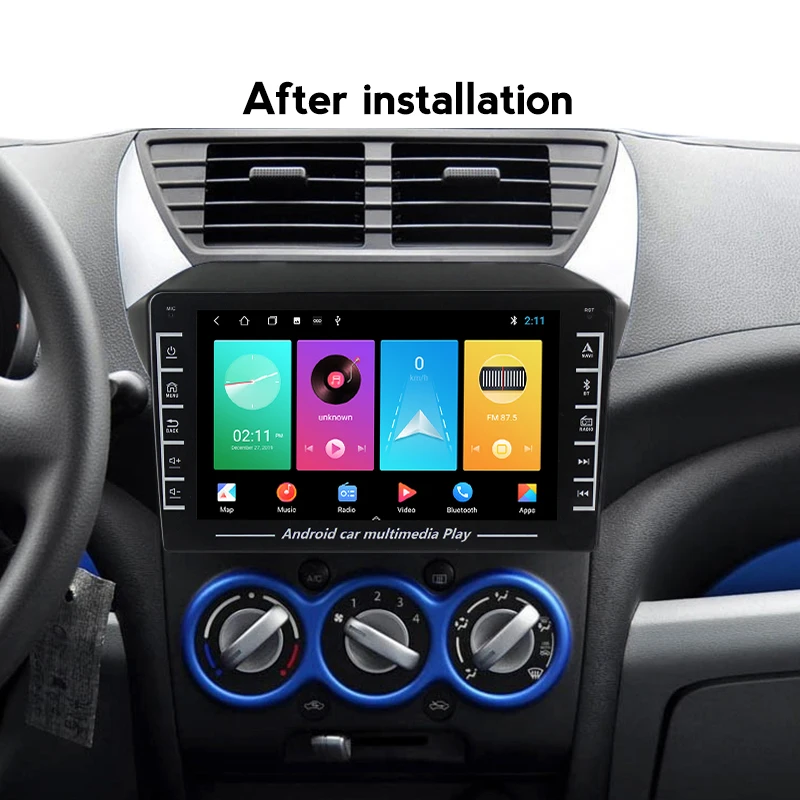 Автомобильный мультимедийный плеер 1 ГБ ОЗУ 8 дюймов Android для Suzuki Alto 2009 2010 2011 2012 2013