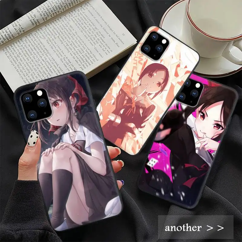Kaguya Sama Love Is War Shinomiya Anime Phone Case For IPhone 13 Mini 12 11 Pro Max Xs X Xr 7 8 Plus Se 2020 Silicone Coque | Мобильные