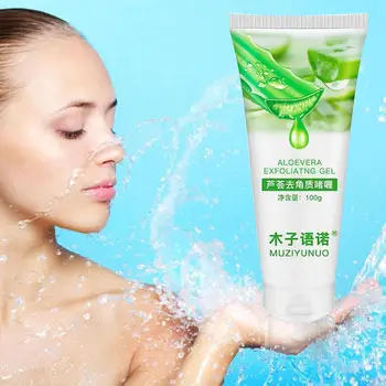 

New 80g Face Exfoliator Face Scrub Fruit Acid Deep Care Skin Cream Repair Face Whitening Gel Cleansing Peeling Moisturizes T5Q3