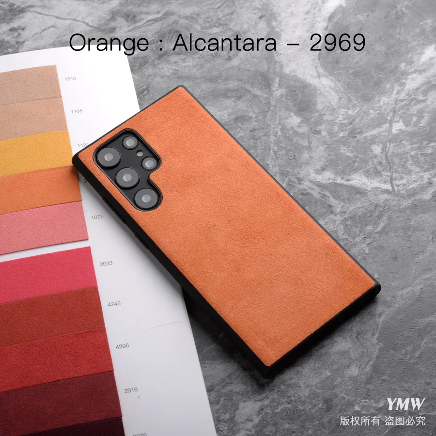 silicone case for samsung YMW Ốp Lưng ALCANTARA Cho Samsung Galaxy S22 Ultra Plus S22 + 5G Luxury Siêu Xe Cùng Nhân Tạo Bao Da Điện Thoại trường Hợp kawaii phone case samsung