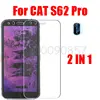 3-in-1 Case Glass For CAT S62 Pro Screen Protector Glass Full Protection on For CAT S62 Pro Camera Lens Glass 4