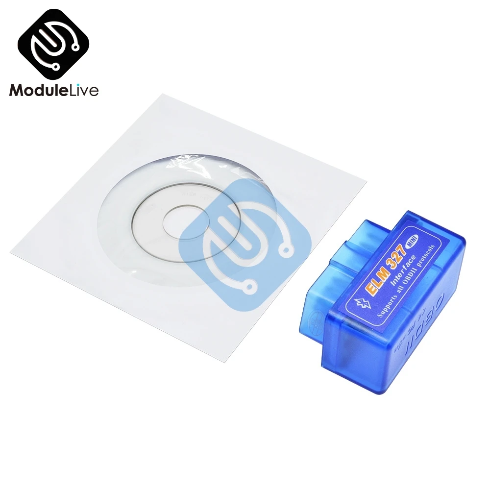 5 шт. Супер Мини elm327 Bluetooth OBD2 V1.5 Elm 327 в 1,5 OBD2 автомобильный диагностический инструмент сканер Elm-327 адаптер obd-ii авто диагностический