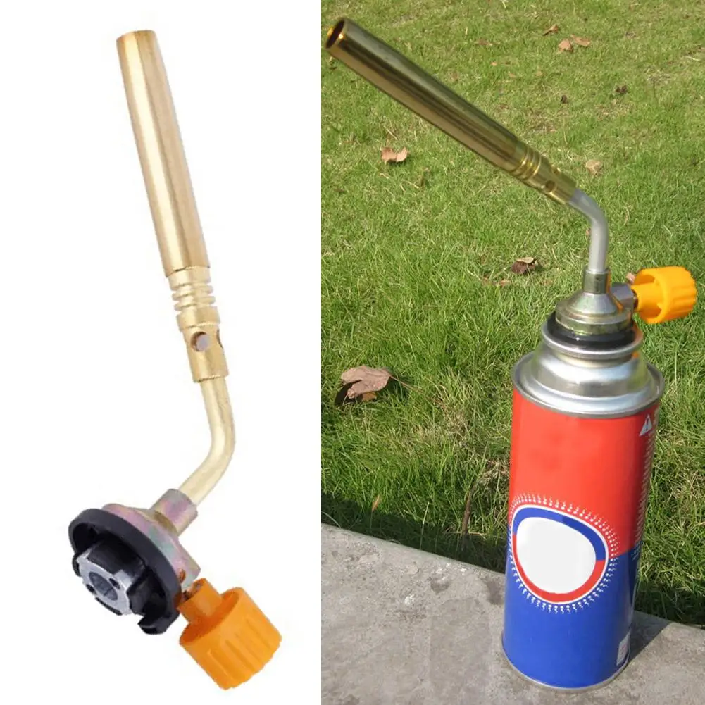 Outdoor Butane Flame Welding Torch Jet Burner Camping Picnic Heating Grill Barbecue Baking Tools