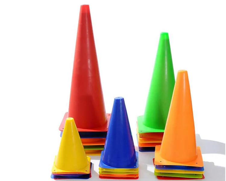 Football Training Equipment 18/23/32/40/45 Centimeter Logo Bucket Marker Logo Rod Symbol Cone Barriers