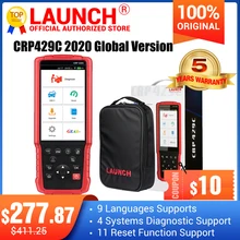 Launch creader x431 CRP429C OBD2 Авто сканер Для 4 систем с 11 сервисными