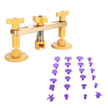 

Auto Body Dent Repair Kit Bridge Type Paintless Dent Removal Tools With 24Pcs Pulling Tabs