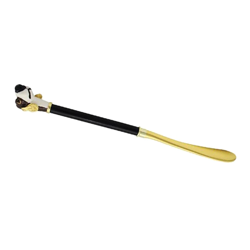 Long Handle Lifter Useful Flexible Portable Shoe Horn Deluxe Metal  Flexible Long Lifter Shoehorn 48-57cm Shoe Horn