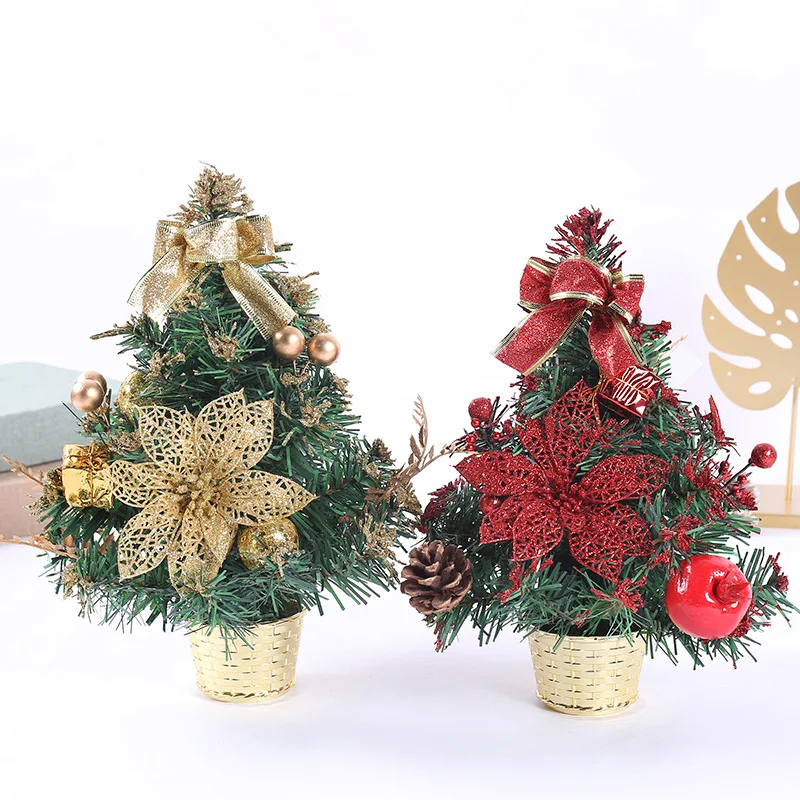 

30cm Mini Christmas Tree Aritificial Desktop Xmas Tree Home Hotel Shopping Mall for Christmas Party Home Decoration Accessories